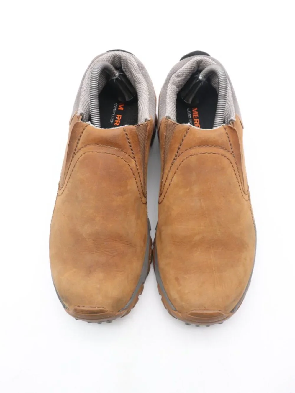 Merrell Jungle Moc Men's Size 9 Brown Leather Slip On Hiking Shoes J71013